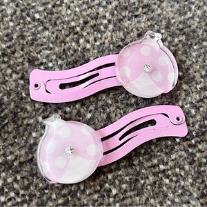 Gymboree Sunflower Fields Pink Ladybug Snap Clips